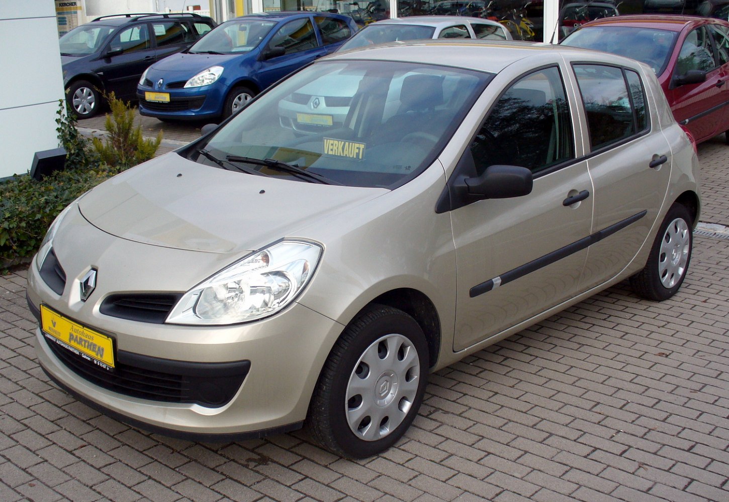 Compact five-door hatchback with distinctive headlights and aerodynamic design