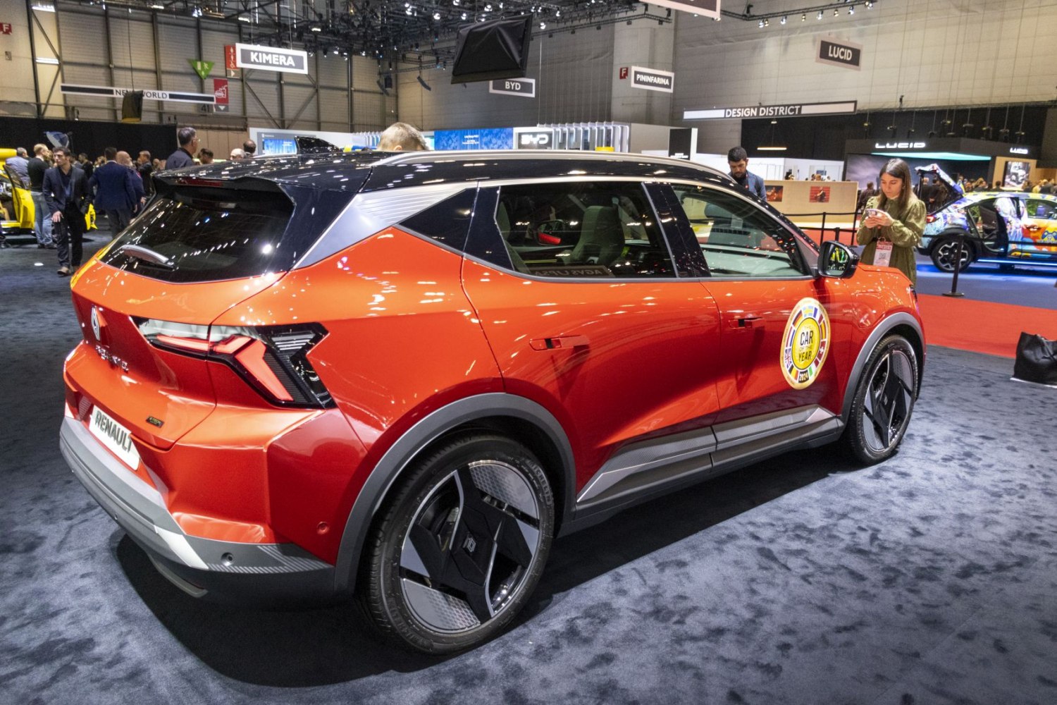 Rear and side profile with LED tail lights and modern wheels