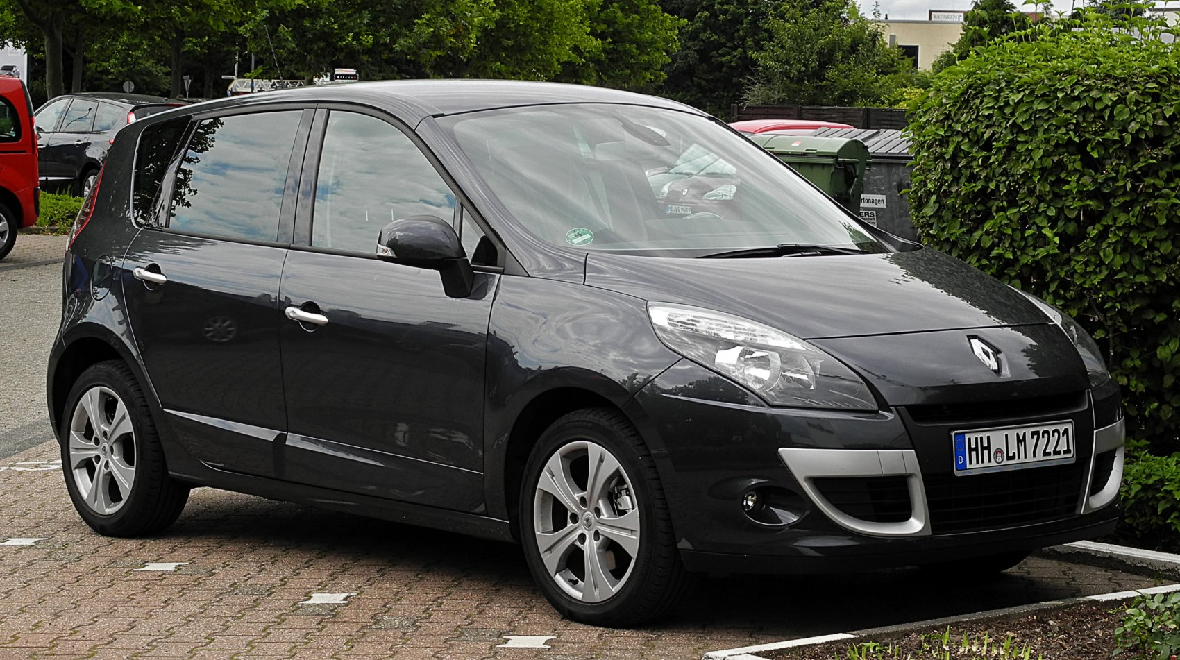 Compact MPV front-side view with sleek headlights and alloy wheels