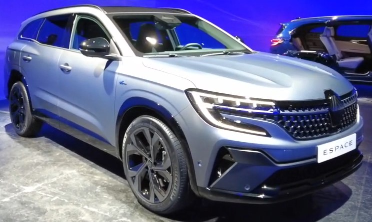 Modern SUV front view with LED headlights and alloy wheels