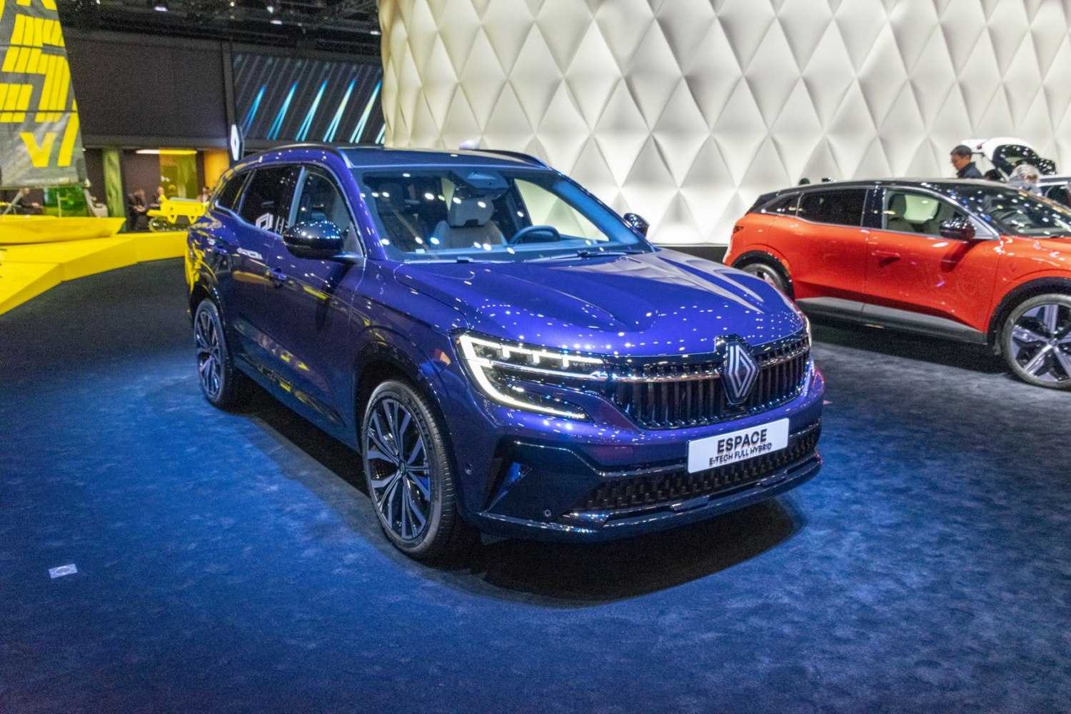 Front view with LED headlights and modern grille
