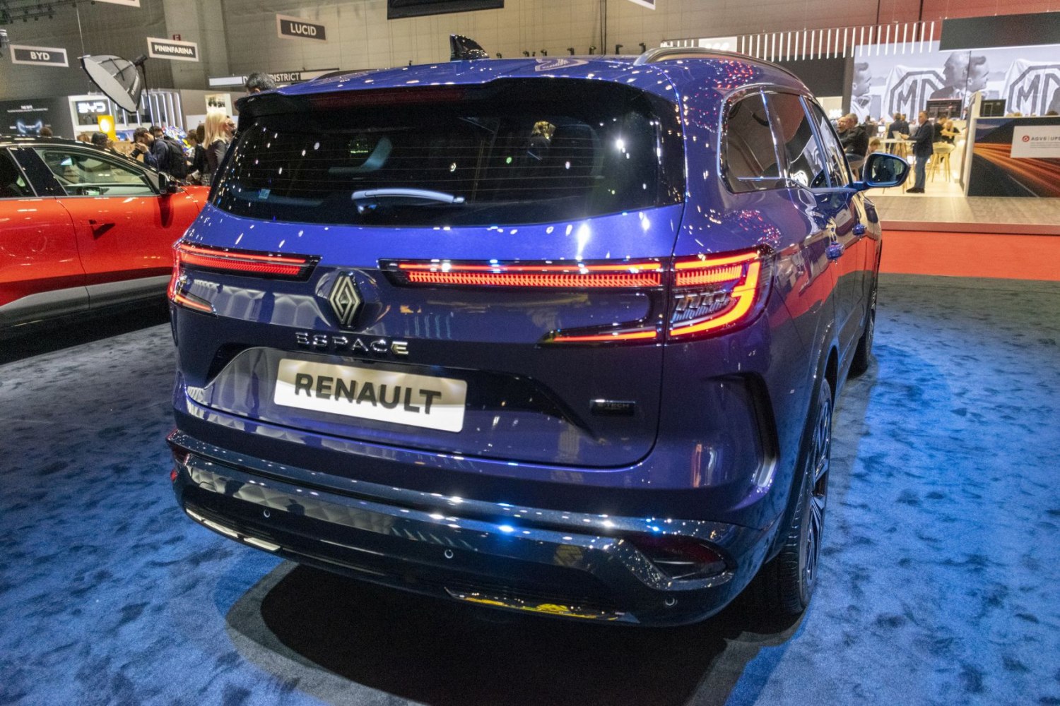 Sleek rear design with distinctive LED taillights on a modern SUV.