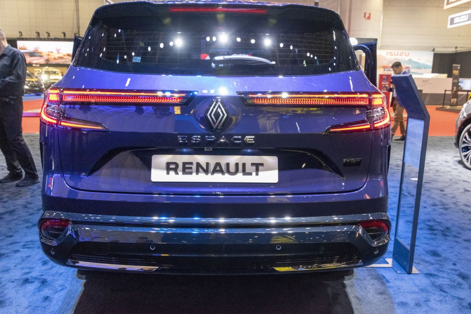 Rear view with LED tail lights and modern rear design