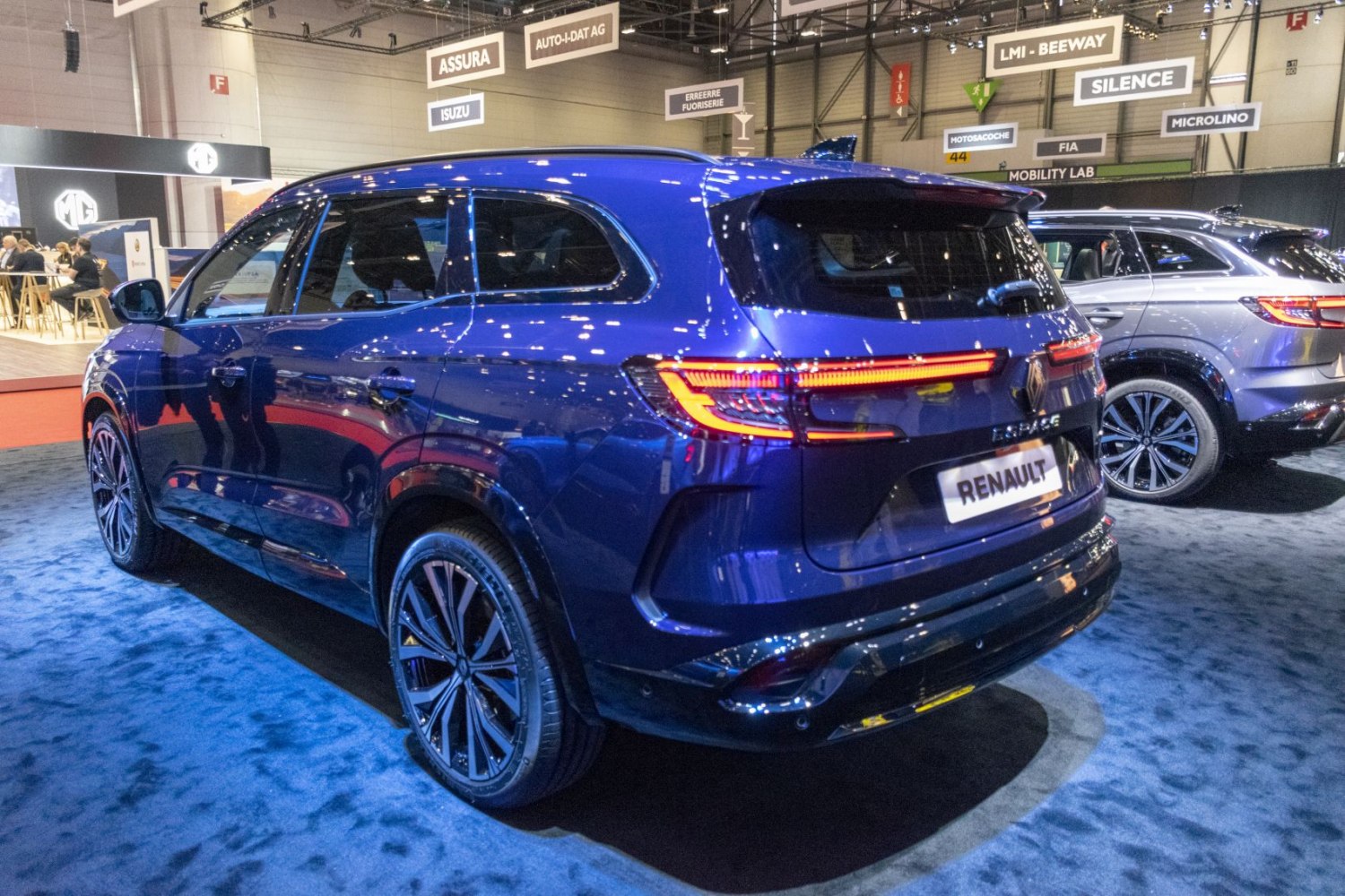 Modern rear design with LED tail lights and alloy wheels