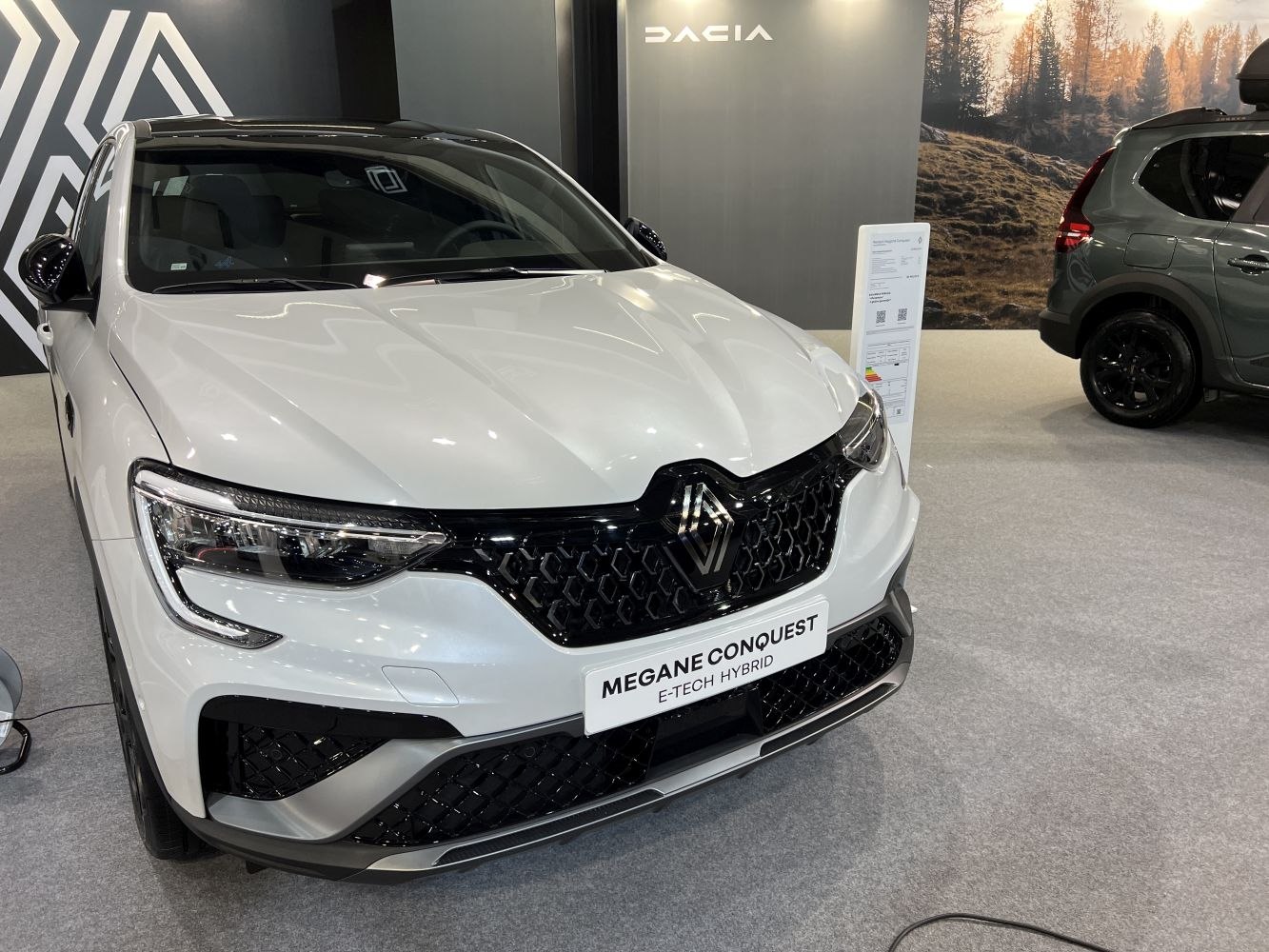 Front grille and LED headlight design of a modern sedan
