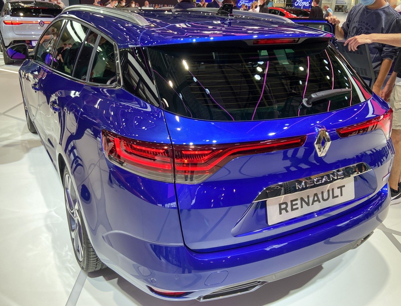 Rear view with sleek taillights and aerodynamic rear design