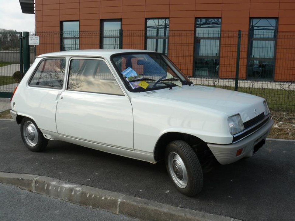Classic compact hatchback with boxy shape and simple design lines