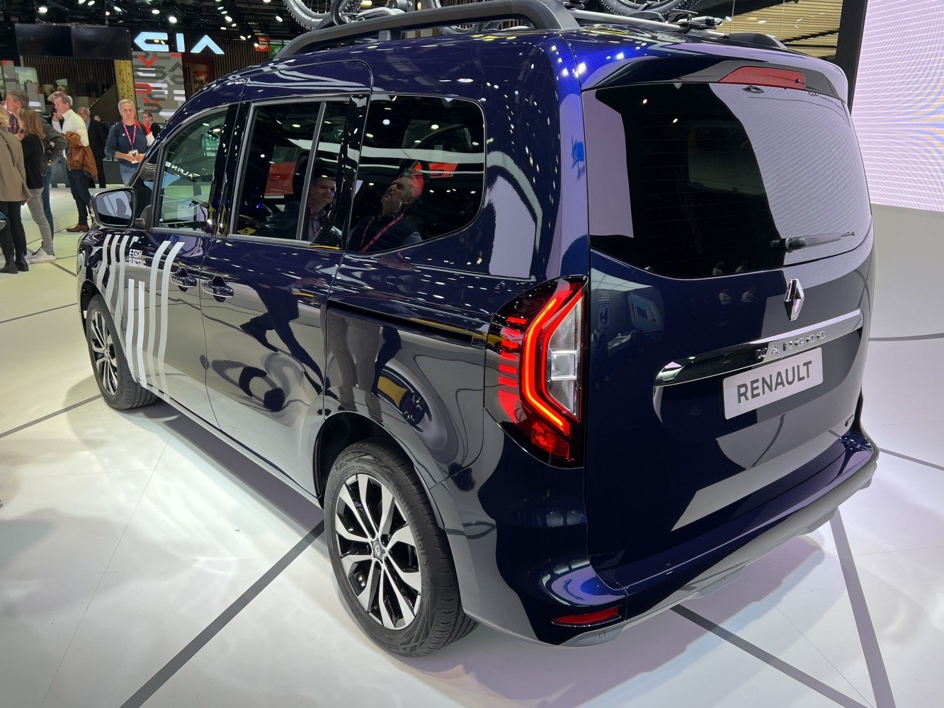 Rear side view showing modern taillights and alloy wheels