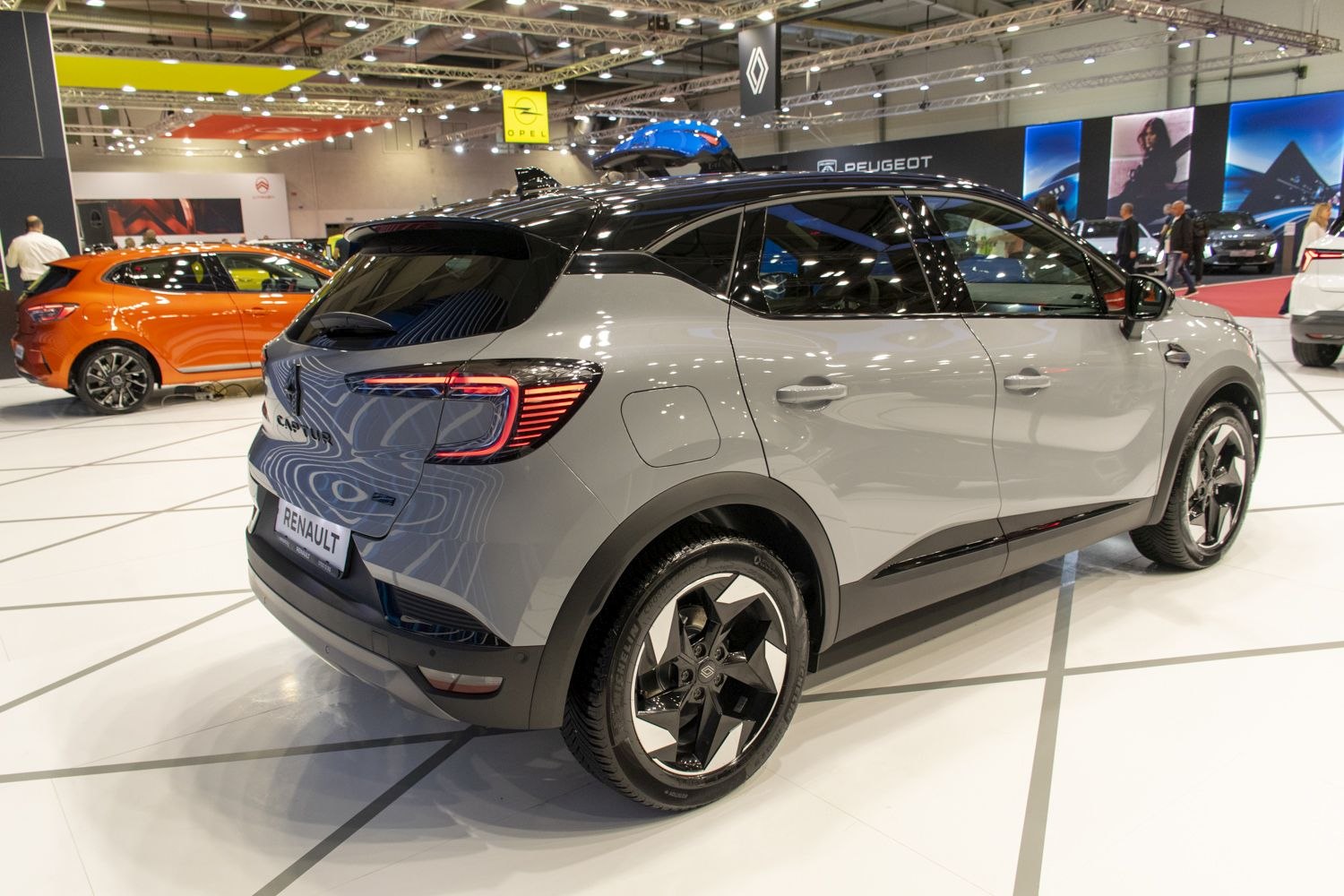 Sleek rear and side profile with LED tail lights and alloy wheels