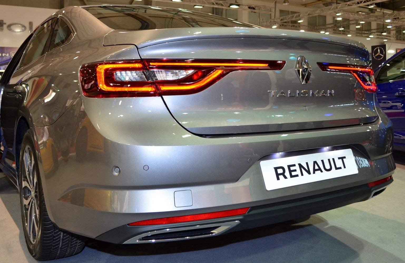 LED tail lights and sleek trunk design
