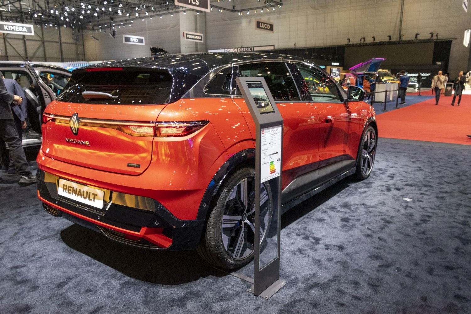 Sleek rear view with integrated LED taillights and aerodynamic design