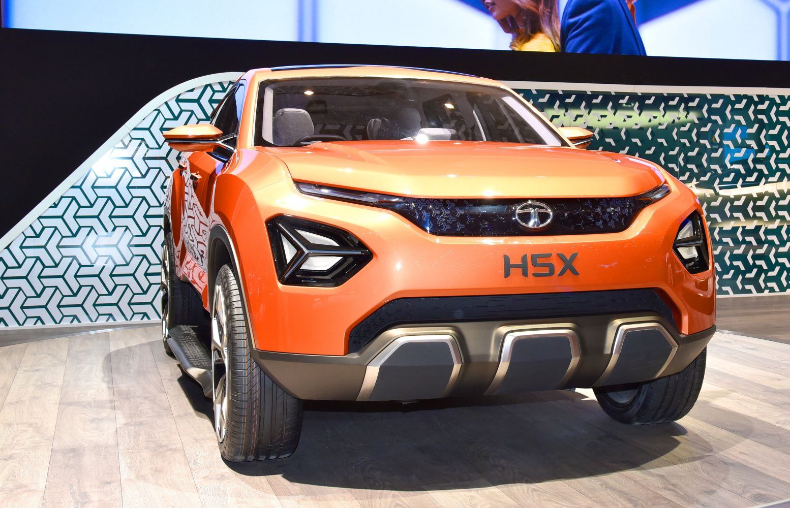 Bold front fascia with unique LED headlights and robust bumper design