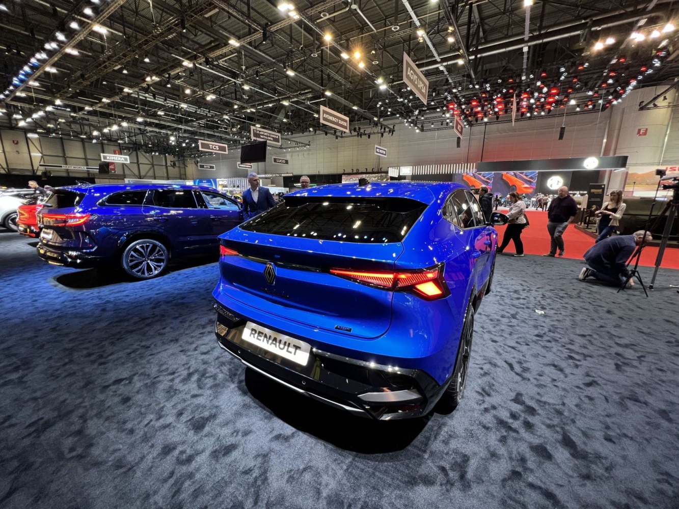 Sleek rear with distinctive LED tail lights and tinted rear window