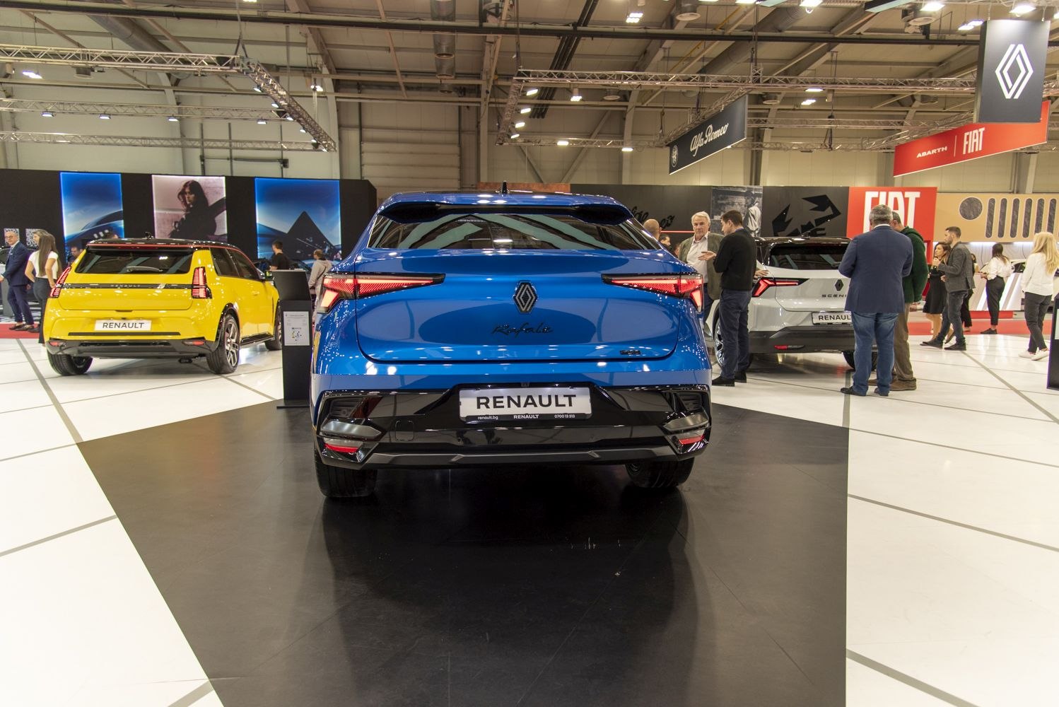 Sleek rear view with sharp LED taillights and sporty hatchback design