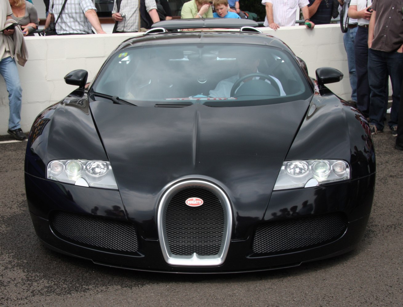 Distinctive front grille with quad headlights and aerodynamic curves