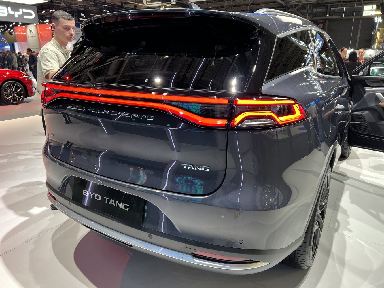 LED rear tail lights with sleek, modern SUV rear design