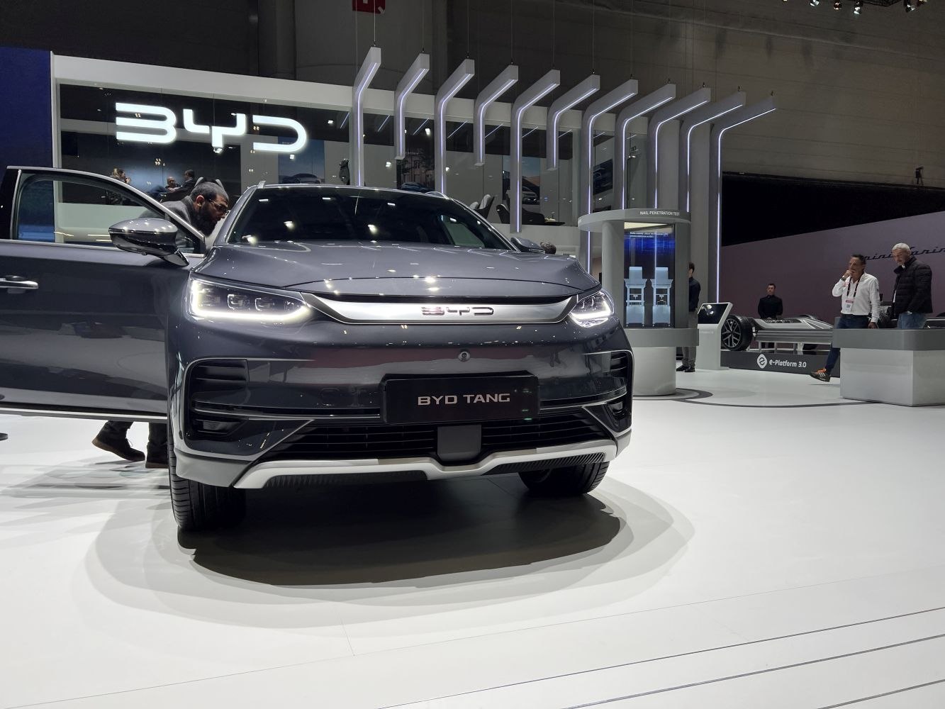 Front view with LED headlights and grille design.