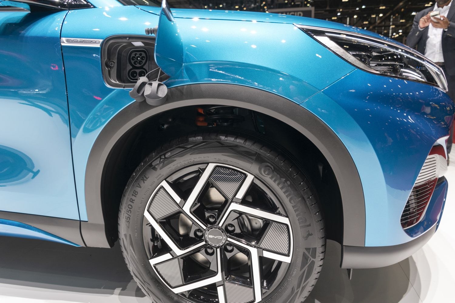 Electric charging port and modern alloy wheel design