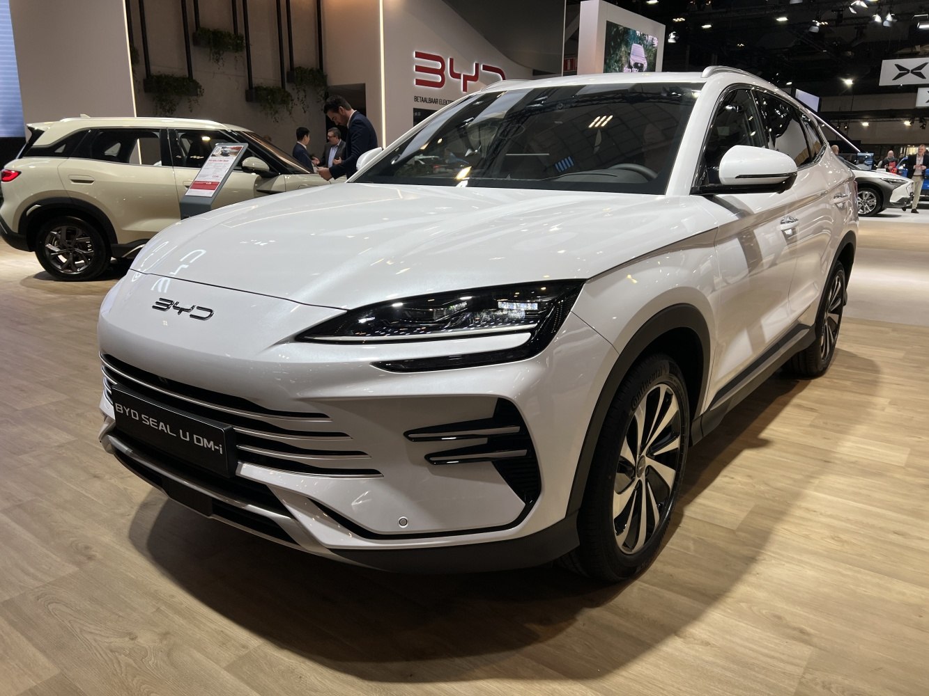 Sleek front end with modern LED headlights and aerodynamic shaping