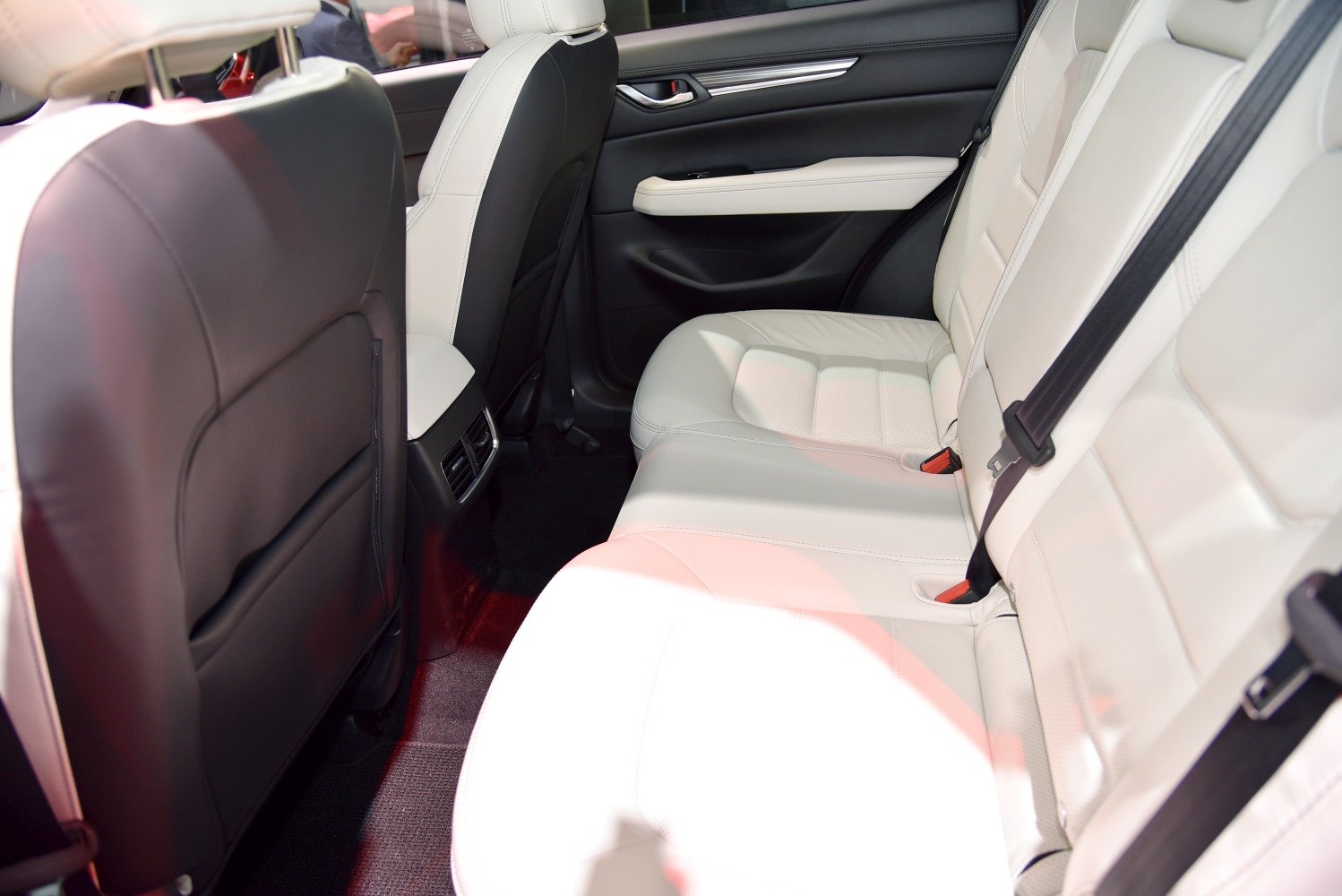 Leather rear seats and spacious interior with rear air vents