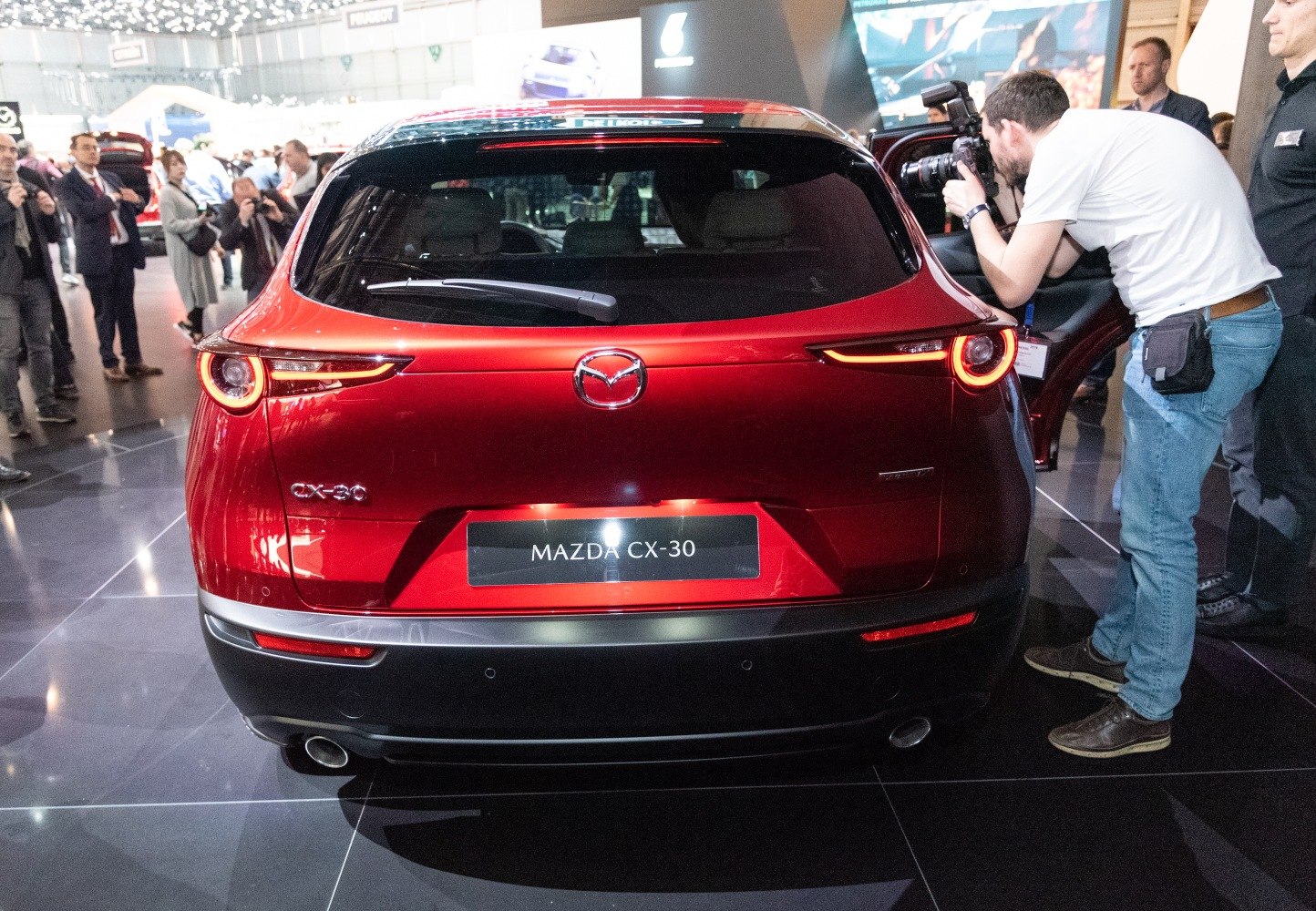 Rear view featuring taillights and rear design of an SUV