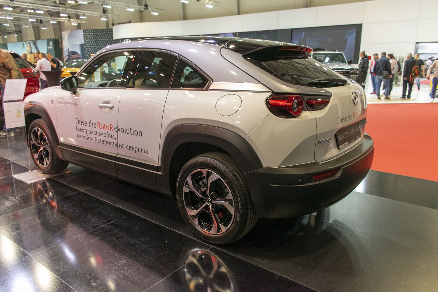 Rear and side profile with modern taillights and distinctive alloy wheels