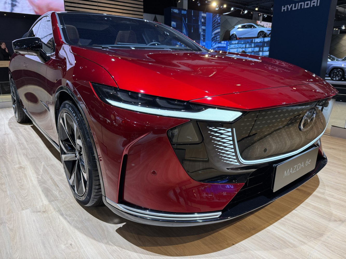Sleek front design with LED headlights and aerodynamic styling