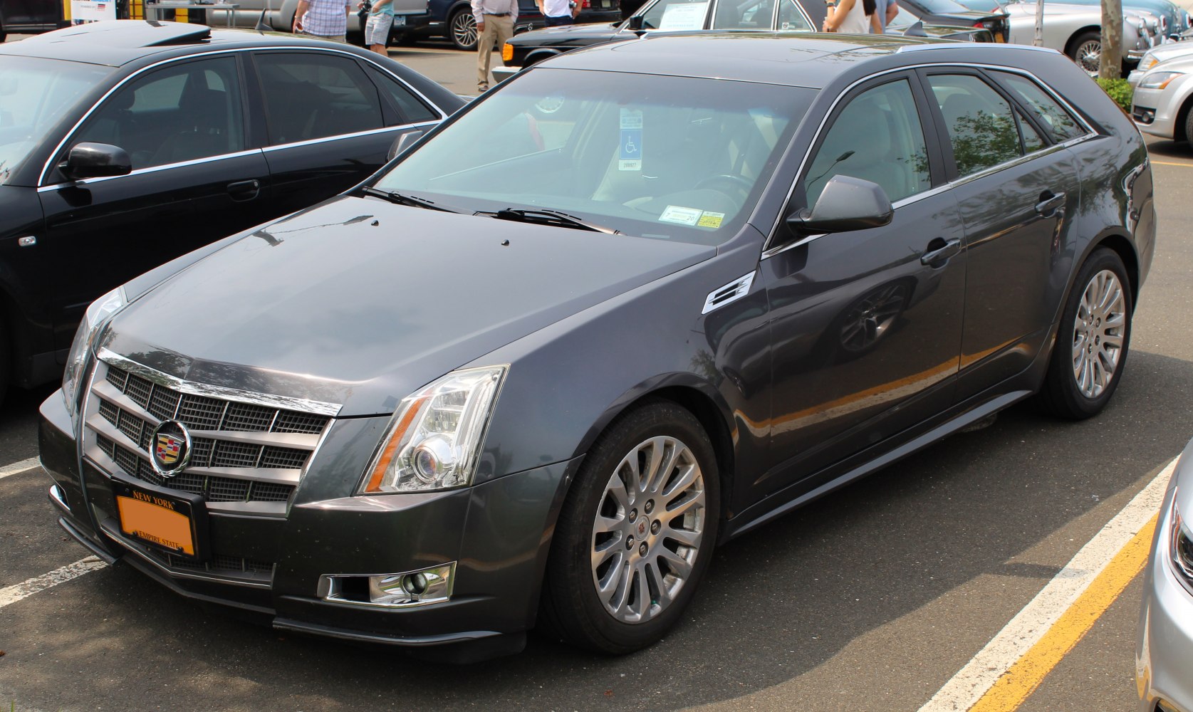Front three-quarter view of a sport wagon with distinctive grille and alloy wheels