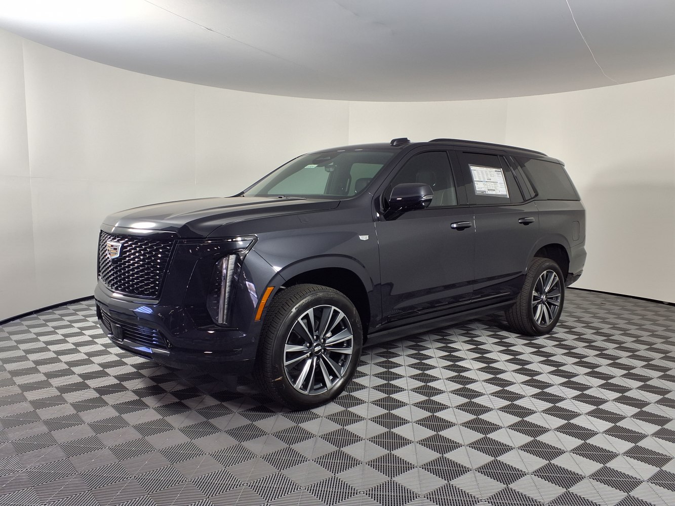 Luxury full-size SUV with modern LED headlights and black alloy wheels