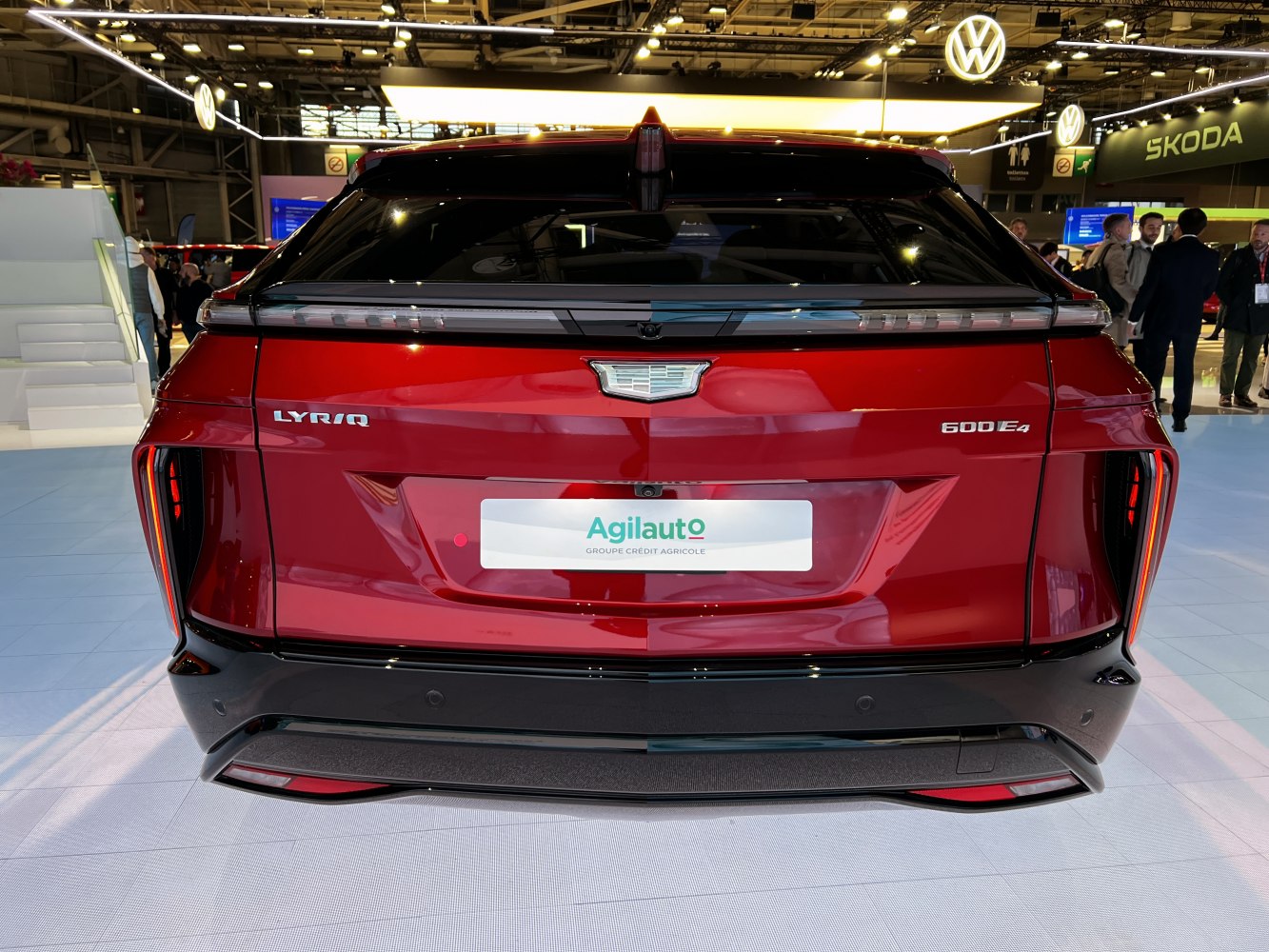Rear view of SUV featuring LED tail lights and model badging