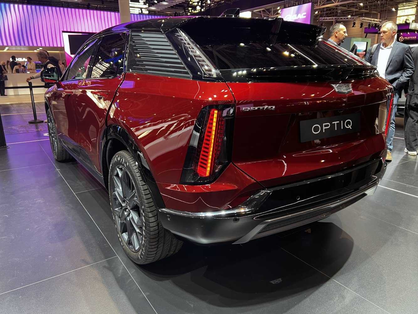 Rear view with LED tail lights and sleek SUV rear design