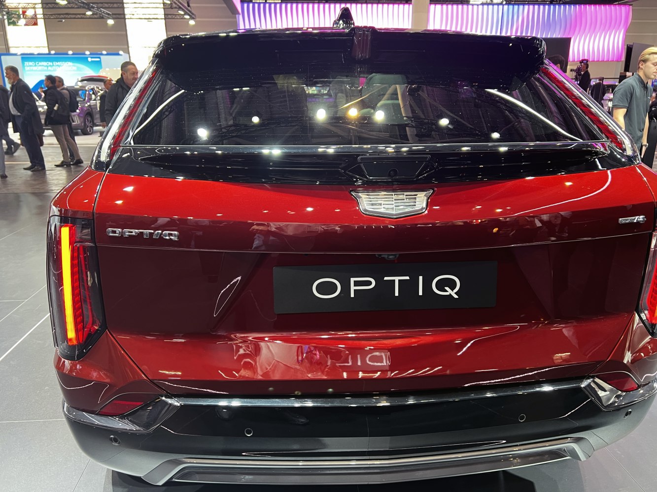 Rear view with vertical LED tail lights and sleek rear styling.