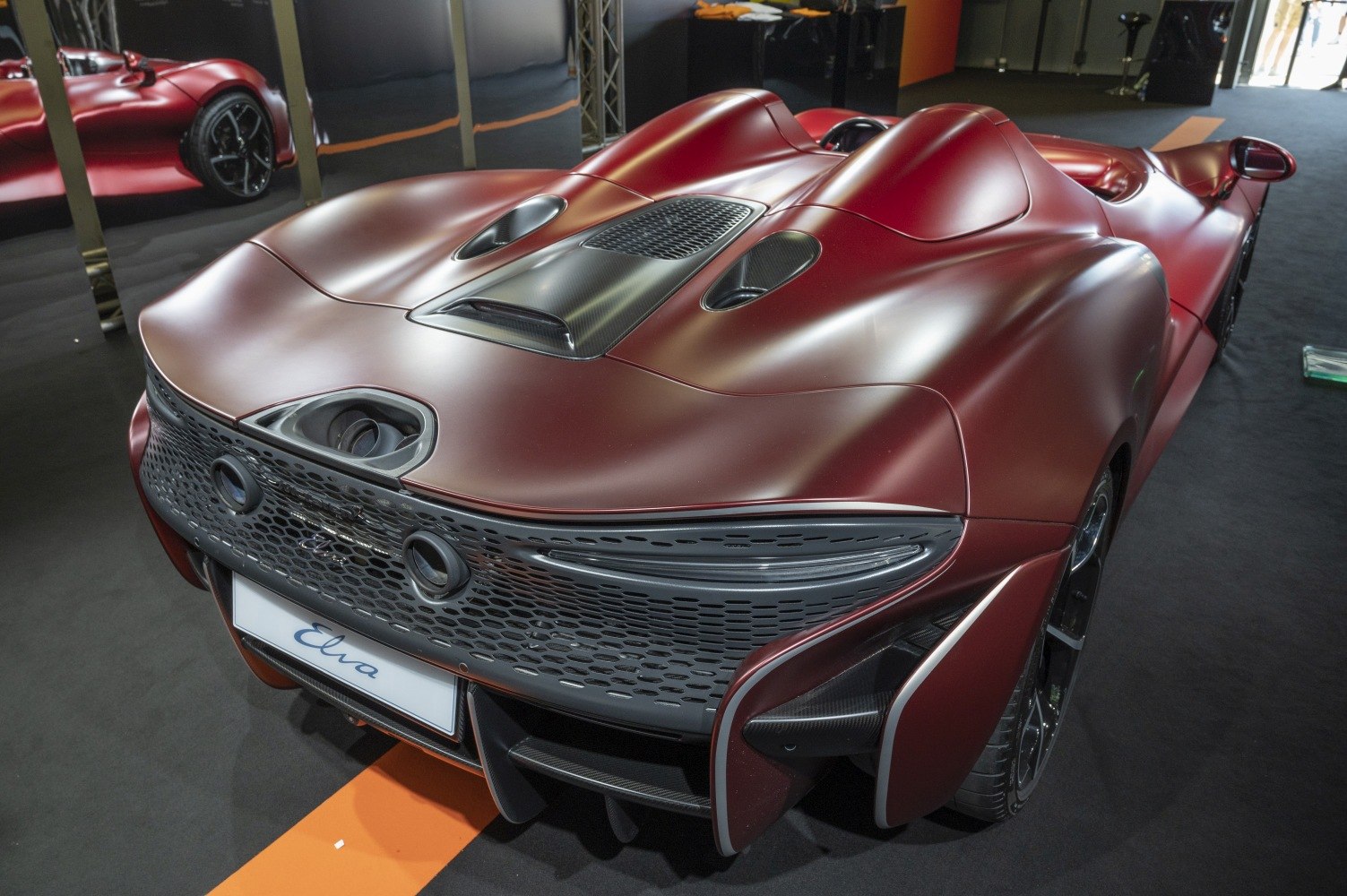 Sleek rear design with aerodynamic vents and diffuser