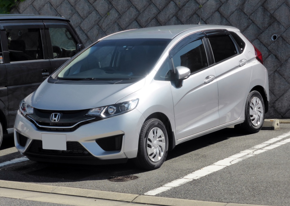 Silver compact hatchback showing front and side profile
