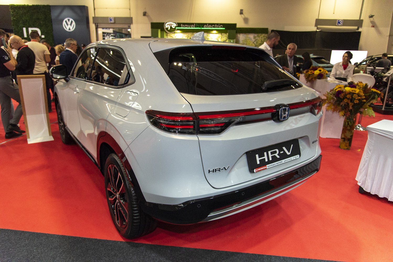 Rear view with full-width LED tail lights and modern SUV design