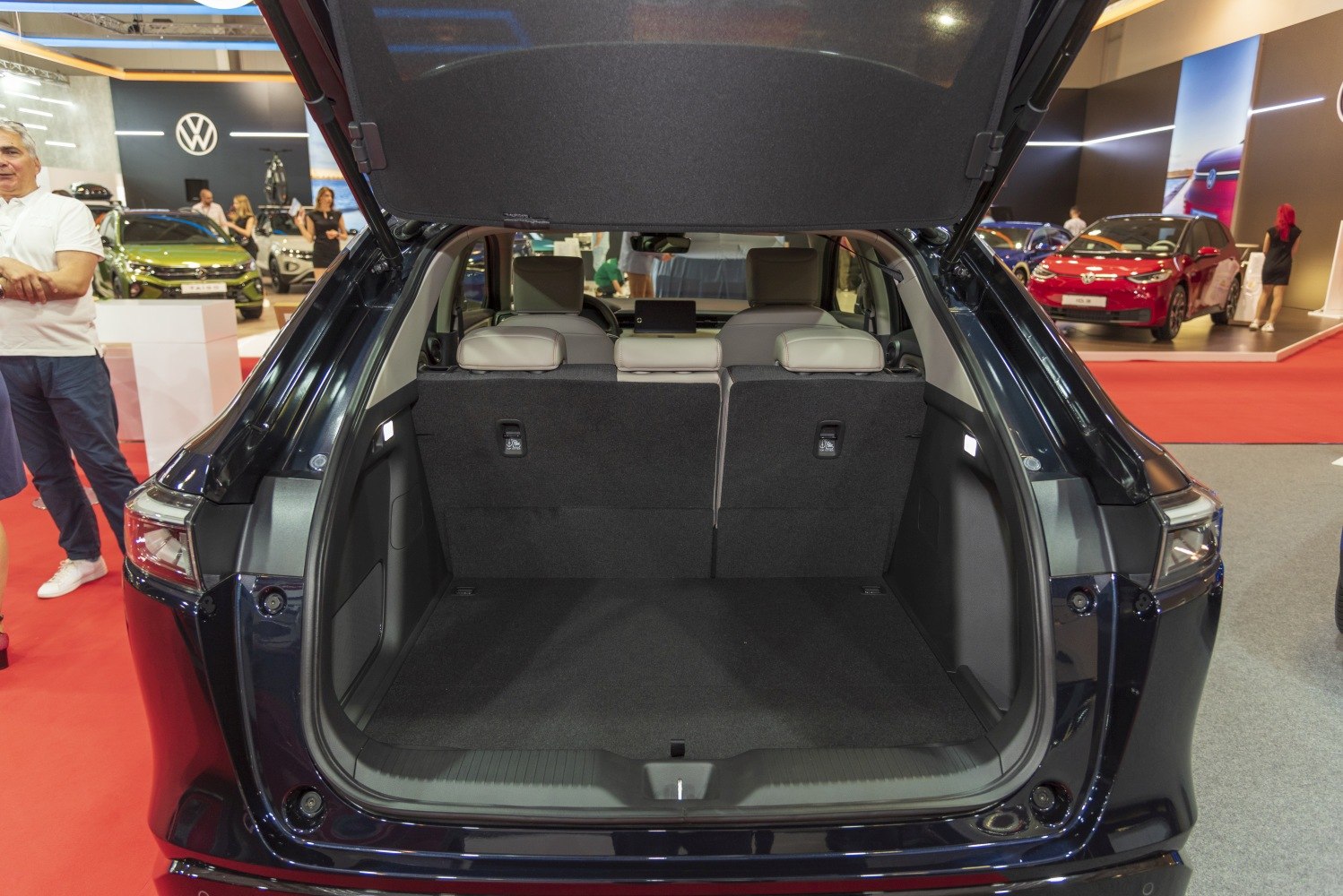 Open trunk with ample, versatile cargo space and rear seats