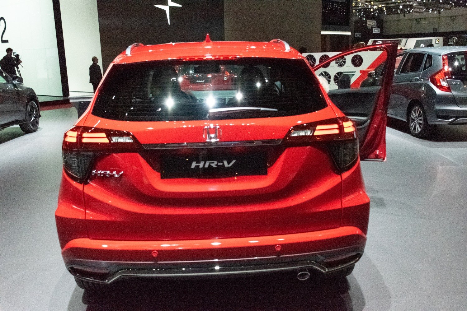Rear view with LED tail lights and modern styling