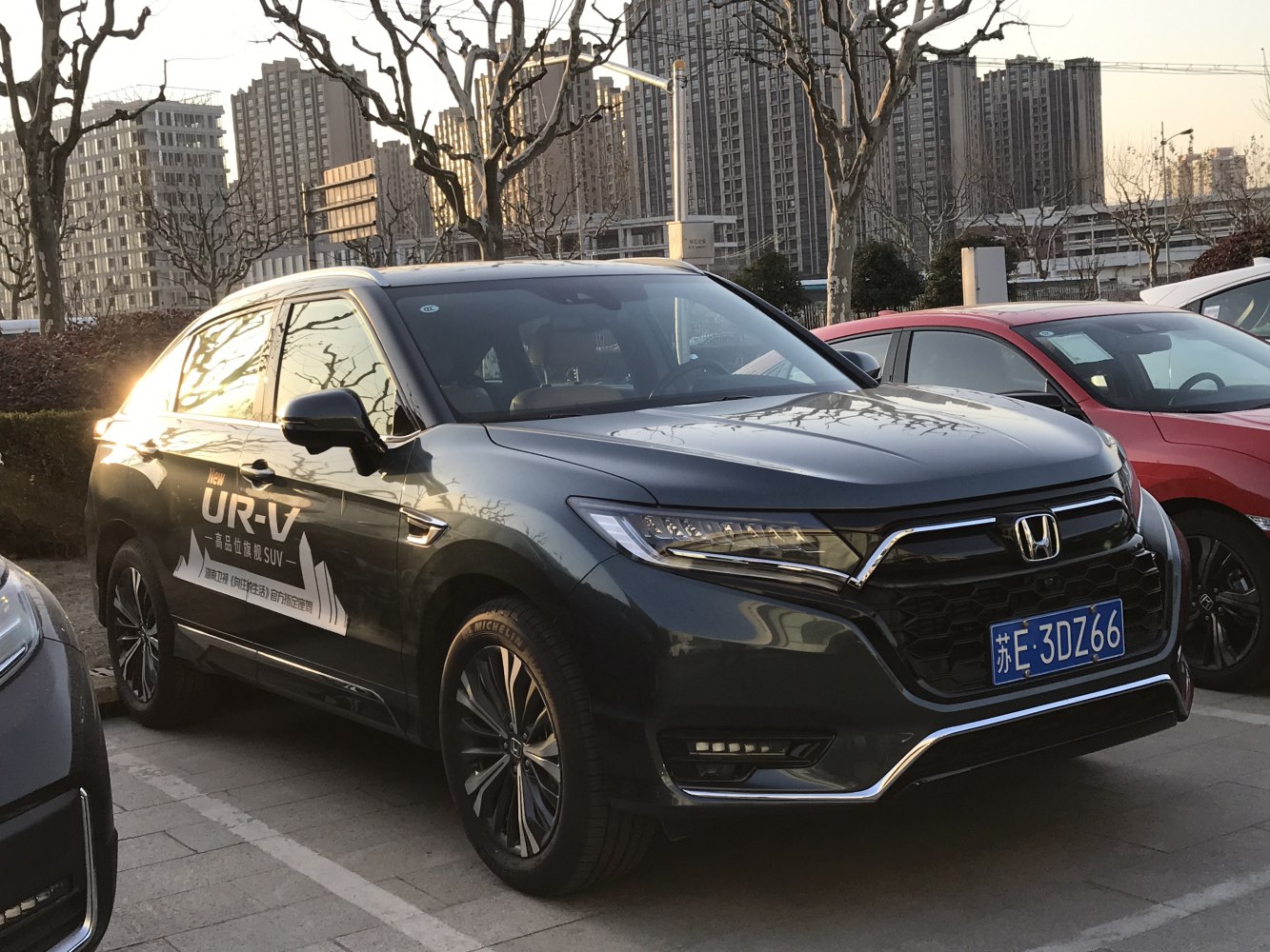 LED headlights and modern grille design on facelift SUV