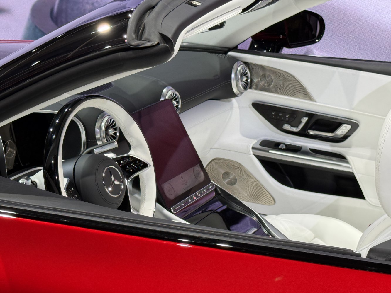 Luxury digital cockpit and premium interior design with advanced controls