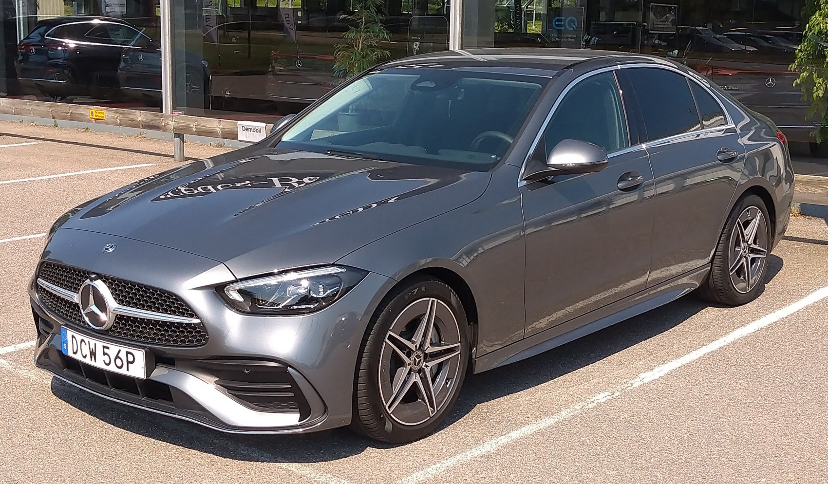Front-side view with modern grille and alloy wheels