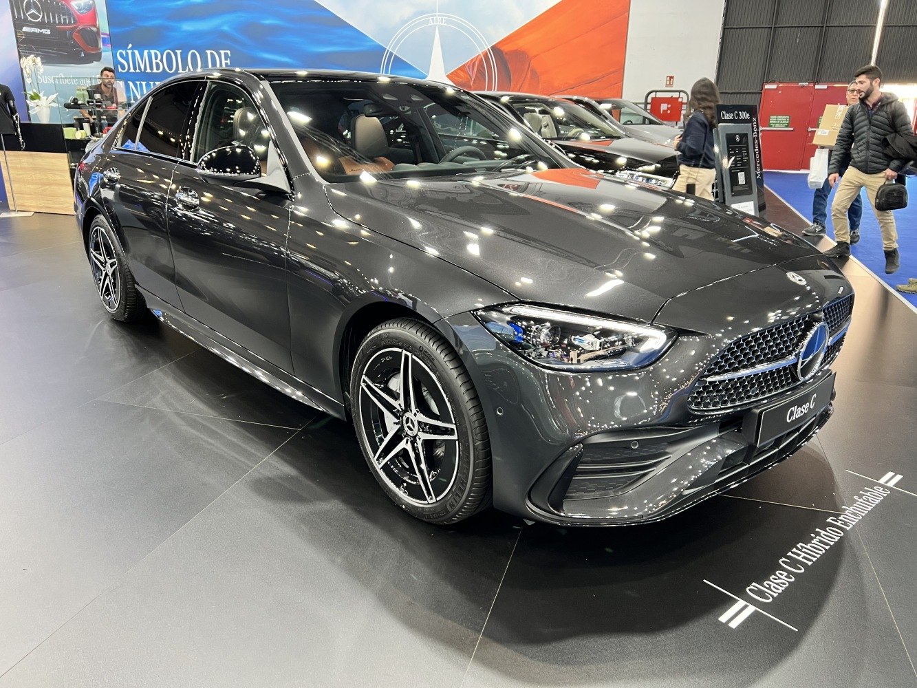 Sleek luxury sedan with LED headlights and stylish alloy wheels