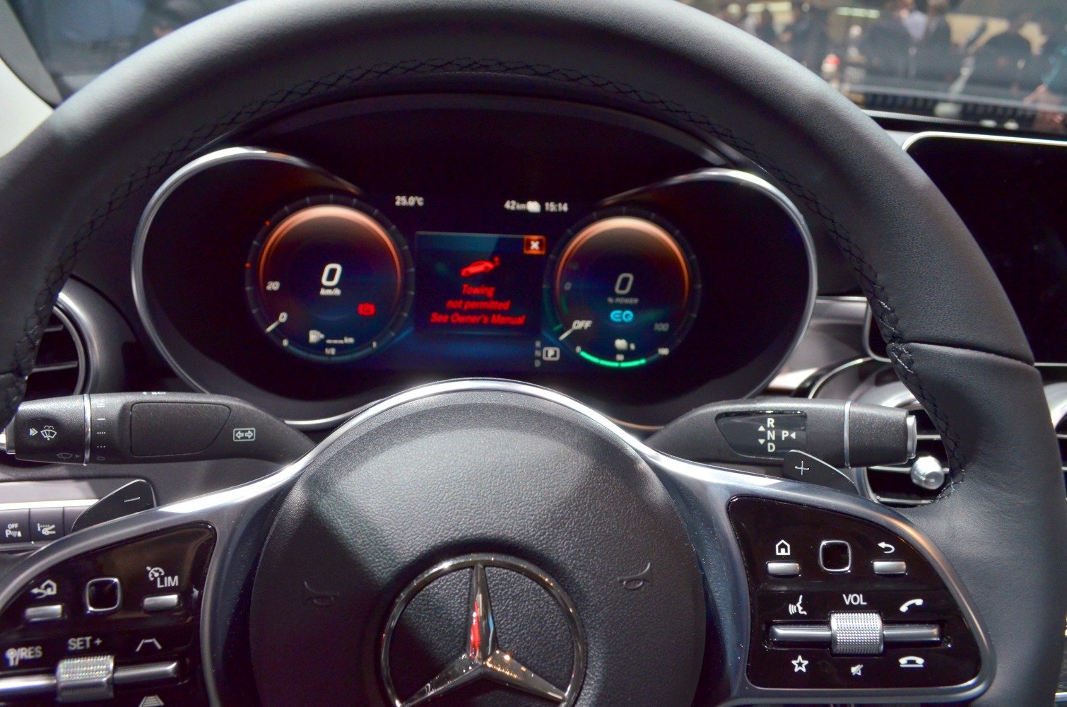 Digital instrument cluster and multifunction steering wheel controls
