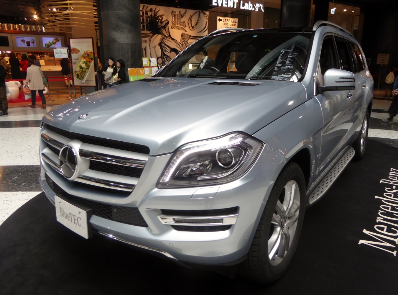 Front grille, headlight, alloy wheel, and side-step running board view