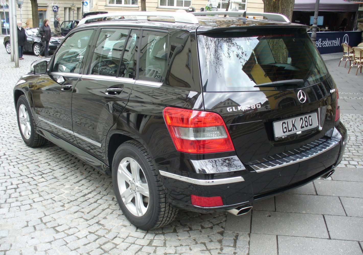 SUV rear view with prominent taillights and rear styling