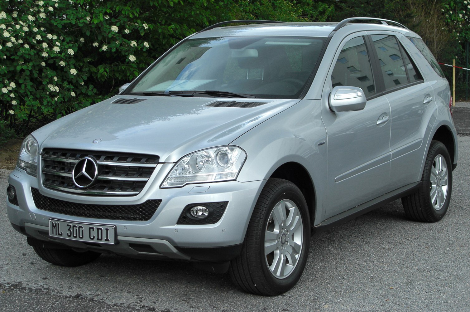 Front and side view of silver SUV with alloy wheels and distinctive grille.