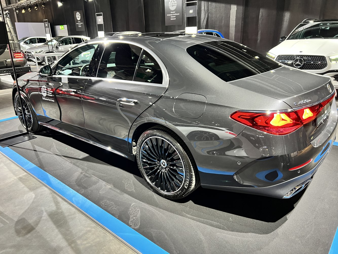Sleek rear design with modern taillights and stylish alloy wheels