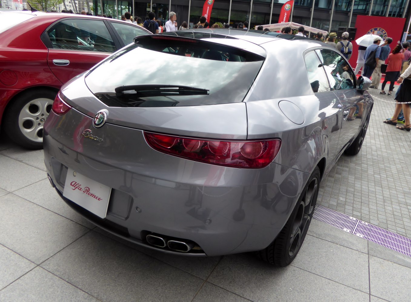 Rear view with sleek taillights and dual exhaust outlets