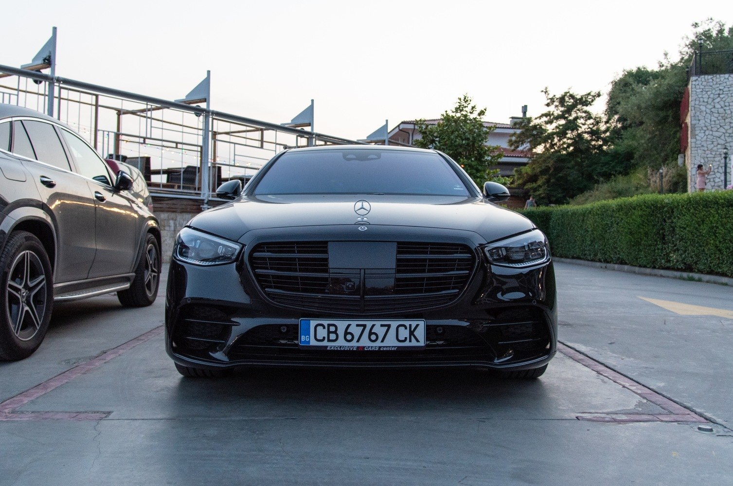 Front facade with sleek grille and LED headlights