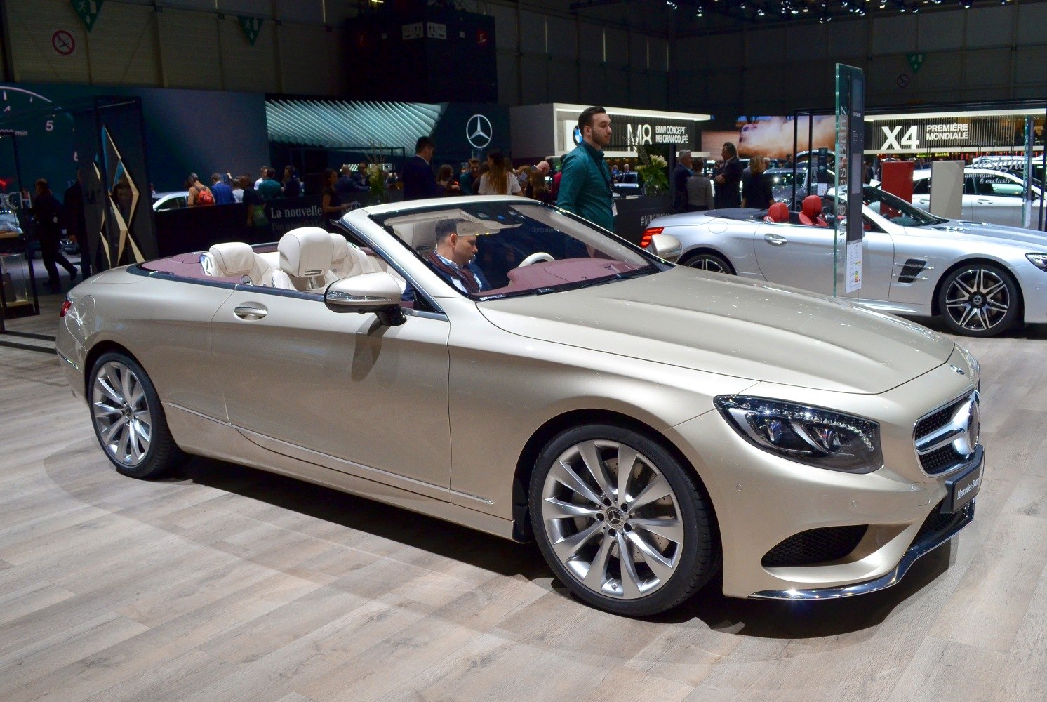 Luxury convertible with premium wheels and open-top design