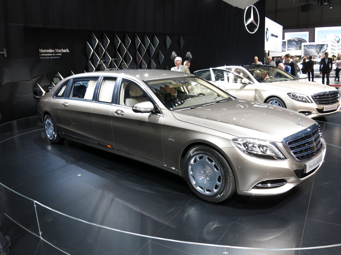 Extended wheelbase luxury limousine with premium design and spacious interior